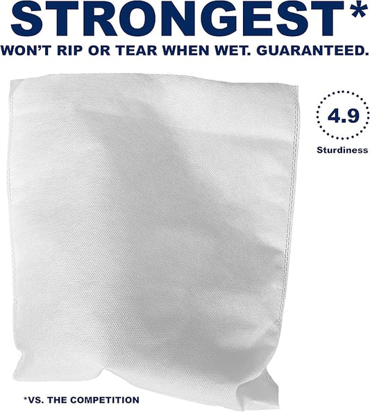 (50 Pack) Cold Brew Coffee Filters, 12" x 13" Compatible With Leading Cold Brew Coffee Makers