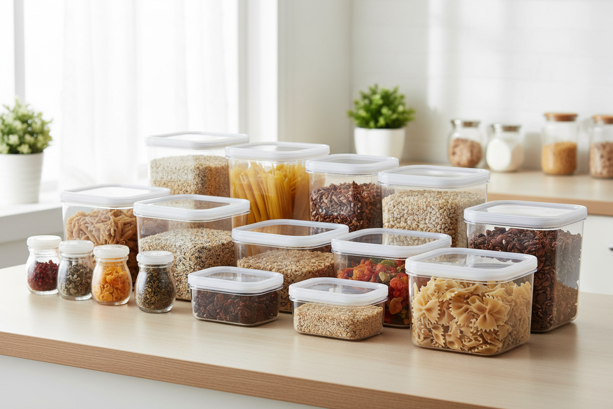 I especially love the storage containers