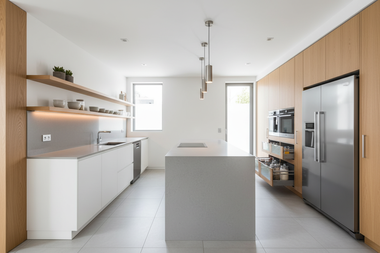 My kitchen feels organized and modern