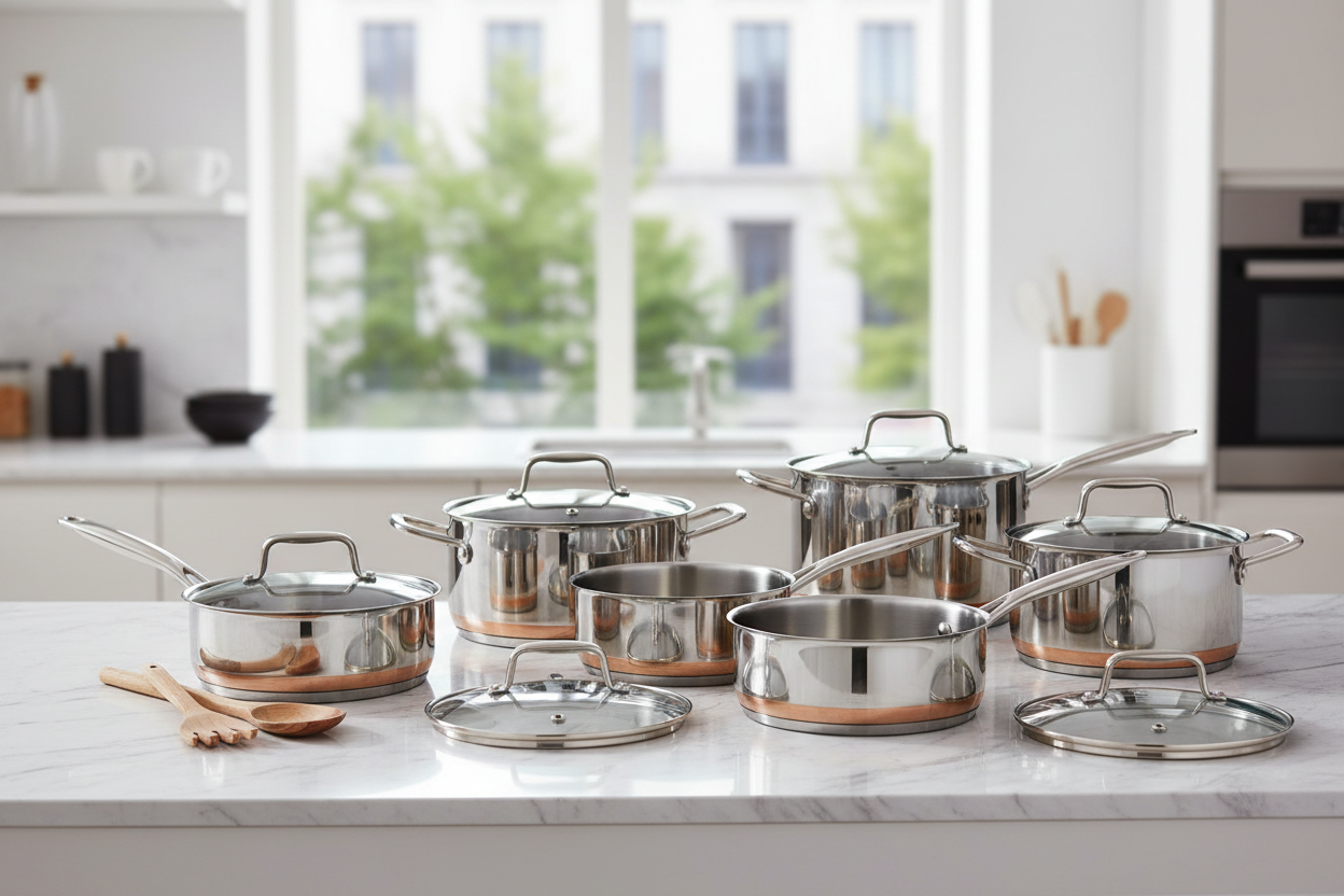 The cookware is high-quality,